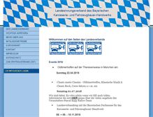 Tablet Screenshot of kfb-bayern.de